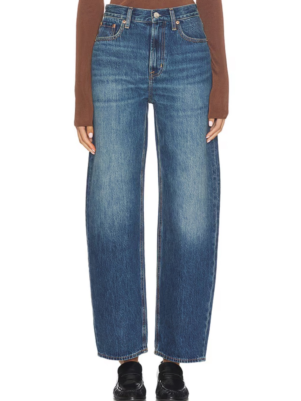 pistola barrel leg Jeans